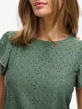VILA ROUND NECK SHORT SLEEVED TOP, Laurel Wreath, highres - 14110629_LaurelWreath_006.jpg