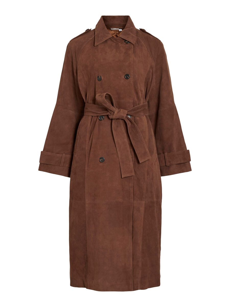 Product carousel image - VIIDA SUEDE TRENCHCOAT, Downtown Brown | 2