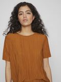 Vila RIBBED SHORT SLEEVED TOP, Cathay Spice, highres - 14089481_CathaySpice_006.jpg