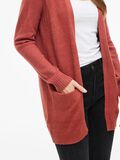 Product image thumbnail - VIRIL BASIC KNITTED CARDIGAN, Burnt Henna | 3