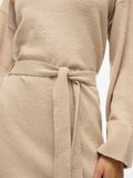 VILA TIE WAIST KNITTED DRESS, Natural Melange, highres - 14061999_NaturalMelange_006.jpg