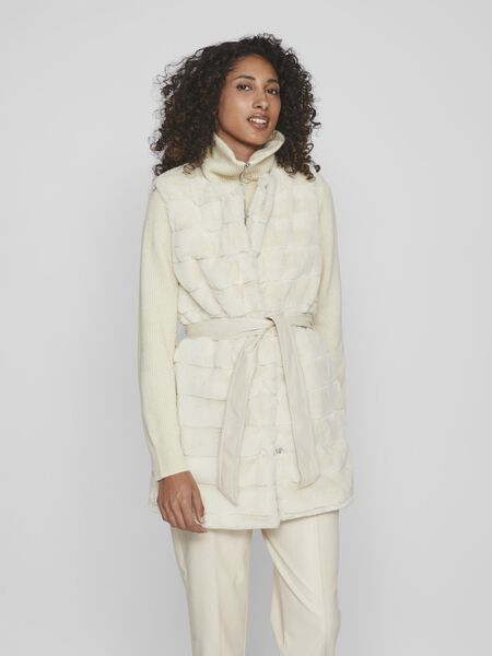Vila FAUX FUR WAISTCOAT, Birch, highres - 14082261_Birch_003.jpg