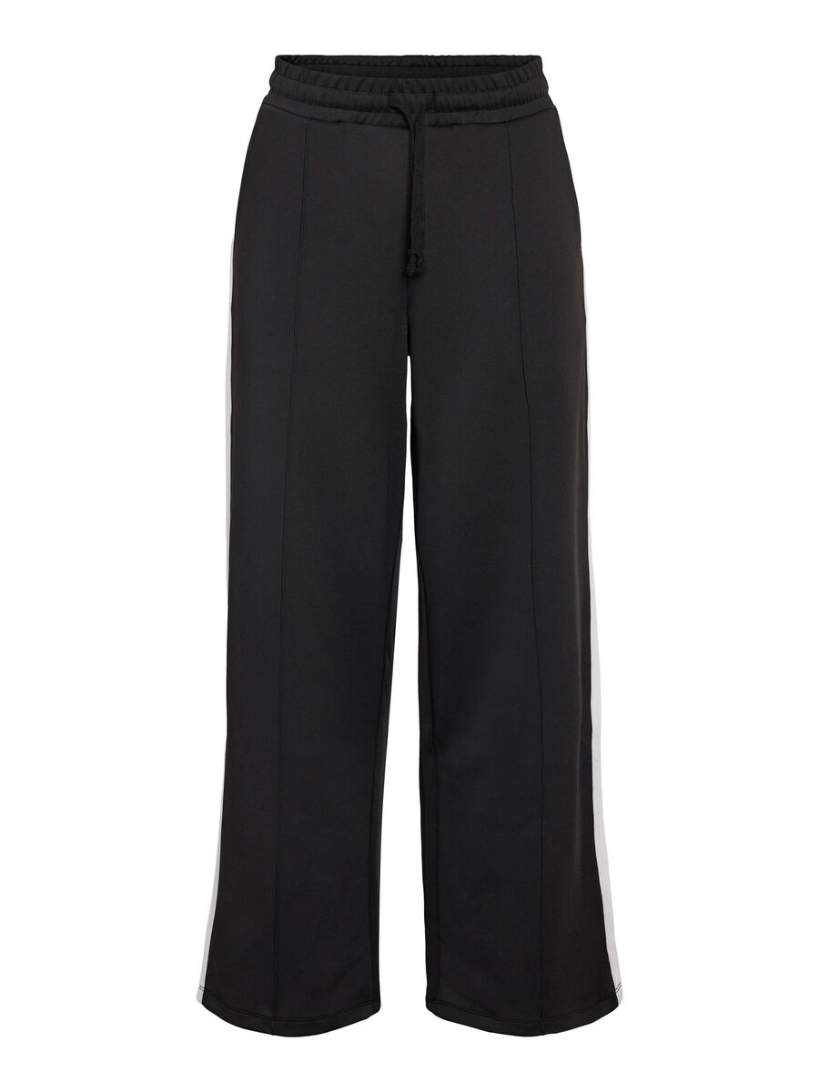Noisy May CURVE RIBBON TIE SWEATPANTS, Black, highres - 27035862_Black_001.jpg