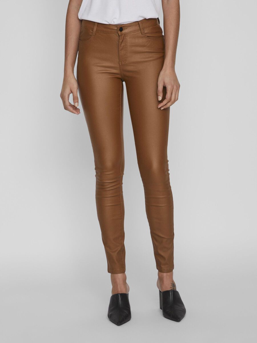 Vila GECOATE SKINNY JEANS, Toffee, highres - 14036194_Toffee_992185_003.jpg