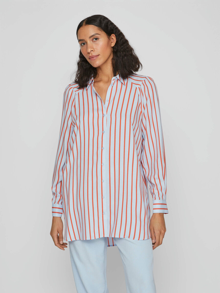 Vila LONG STRIPED SHIRT, Kentucky Blue, highres - 14080770_KentuckyBlue_984822_003.jpg