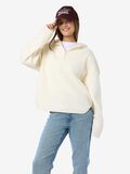 Noisy May NMCOZY HALF-ZIP FLEECE, Eggnog, highres - 27030631_Eggnog_007.jpg