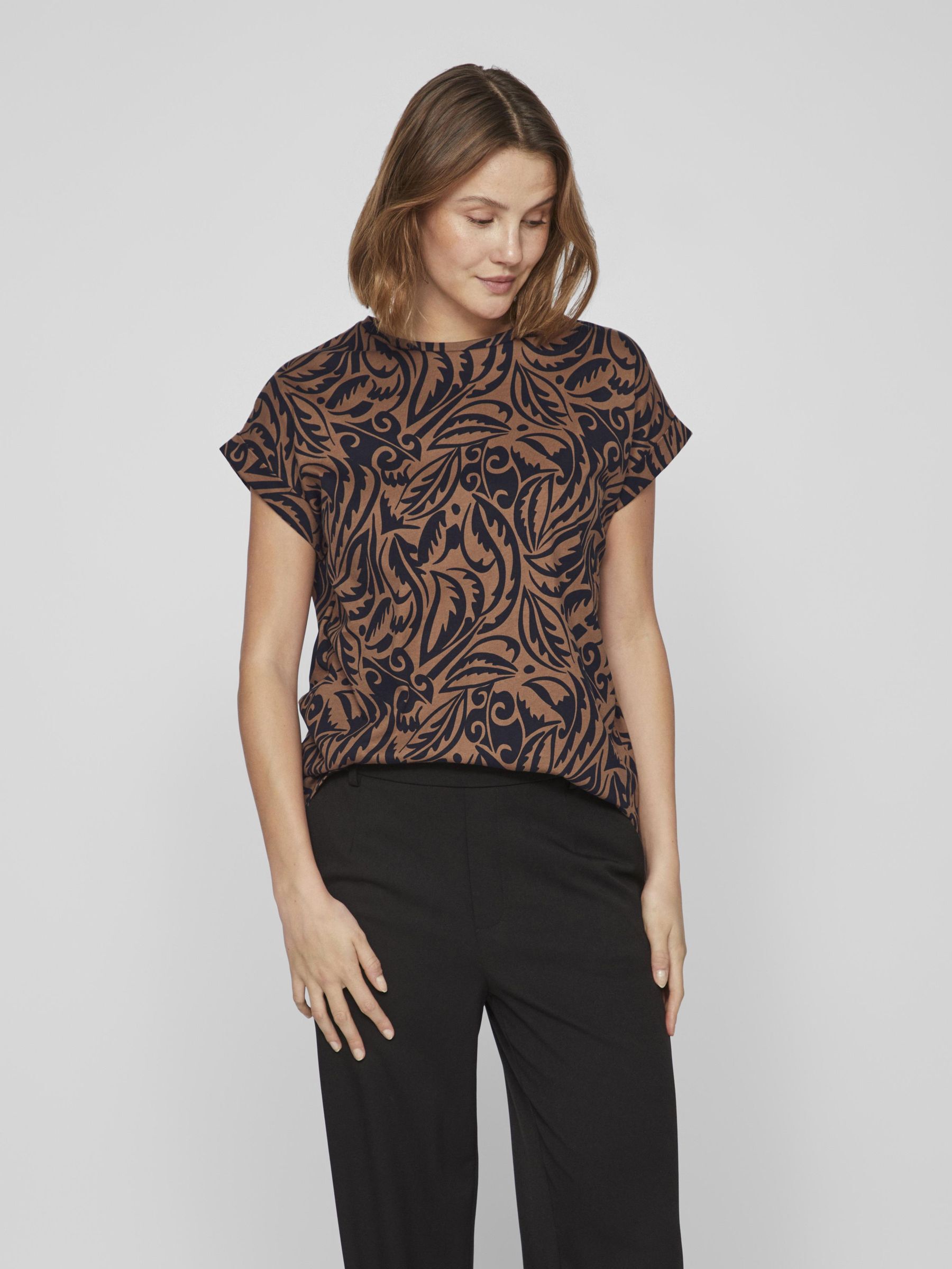 Vila t shirt print outlet