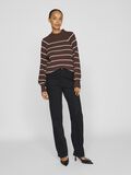 VILA GESTREIFTER STRICKPULLOVER, Coffee Bean, highres - 14094187_CoffeeBean_1108651_005.jpg