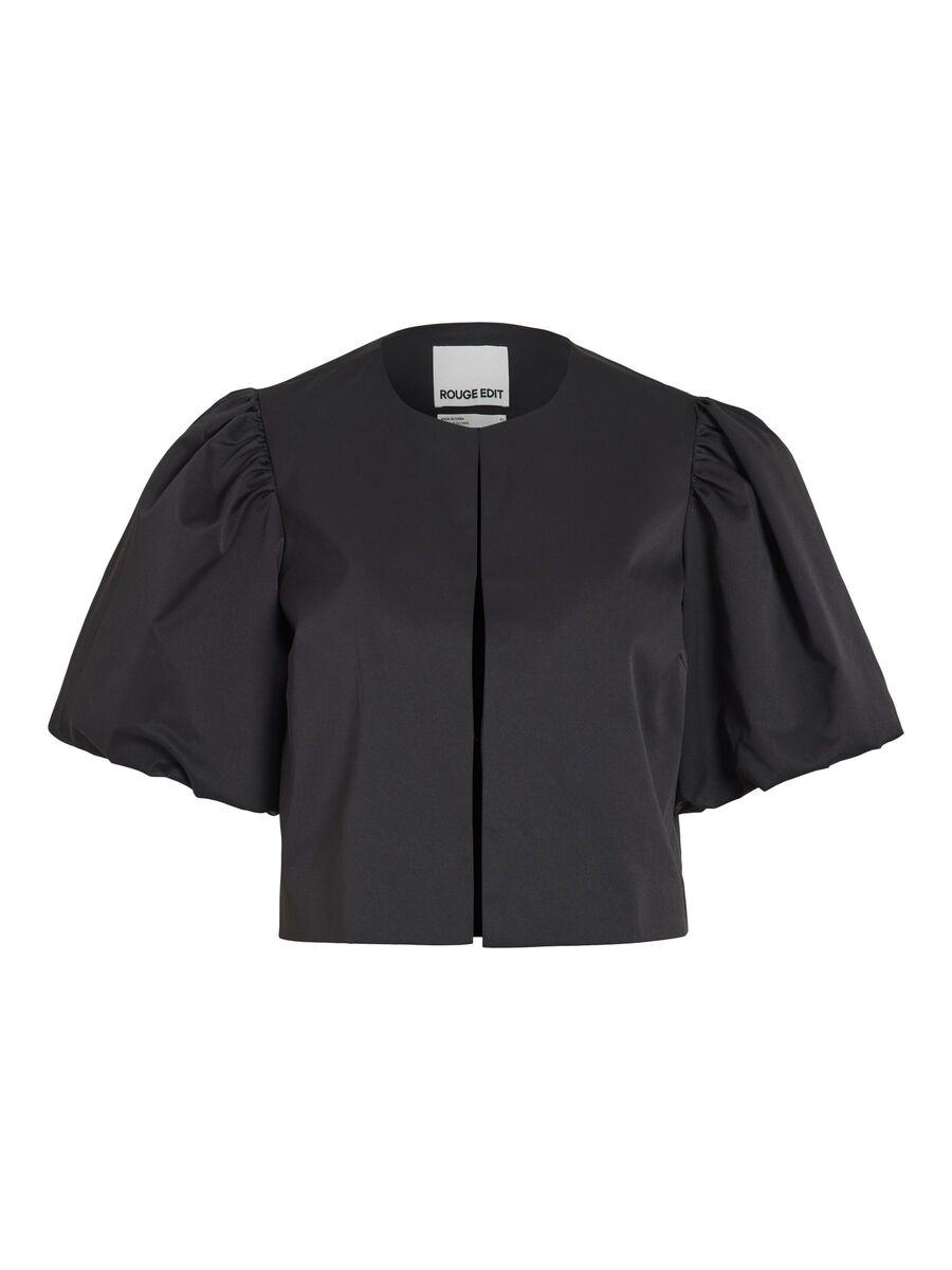 VILA ROUND NECK SHORT SLEEVED TOP, Meteorite, highres - 14105877_Meteorite_001.jpg
