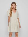 VILA KURZÄRMELIGES KURZKLEID, Super Light Natural Melan, highres - 14086279_SuperLightNaturalMelan_003.jpg