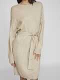 VILA BELTED SHORT KNITTED DRESS, Natural Melange, highres - 14094186_NaturalMelange_007.jpg