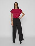 VILA VIELLETTE SHORT SLEEVED TOP, Cerise, highres - 14059563_Cerise_005.jpg