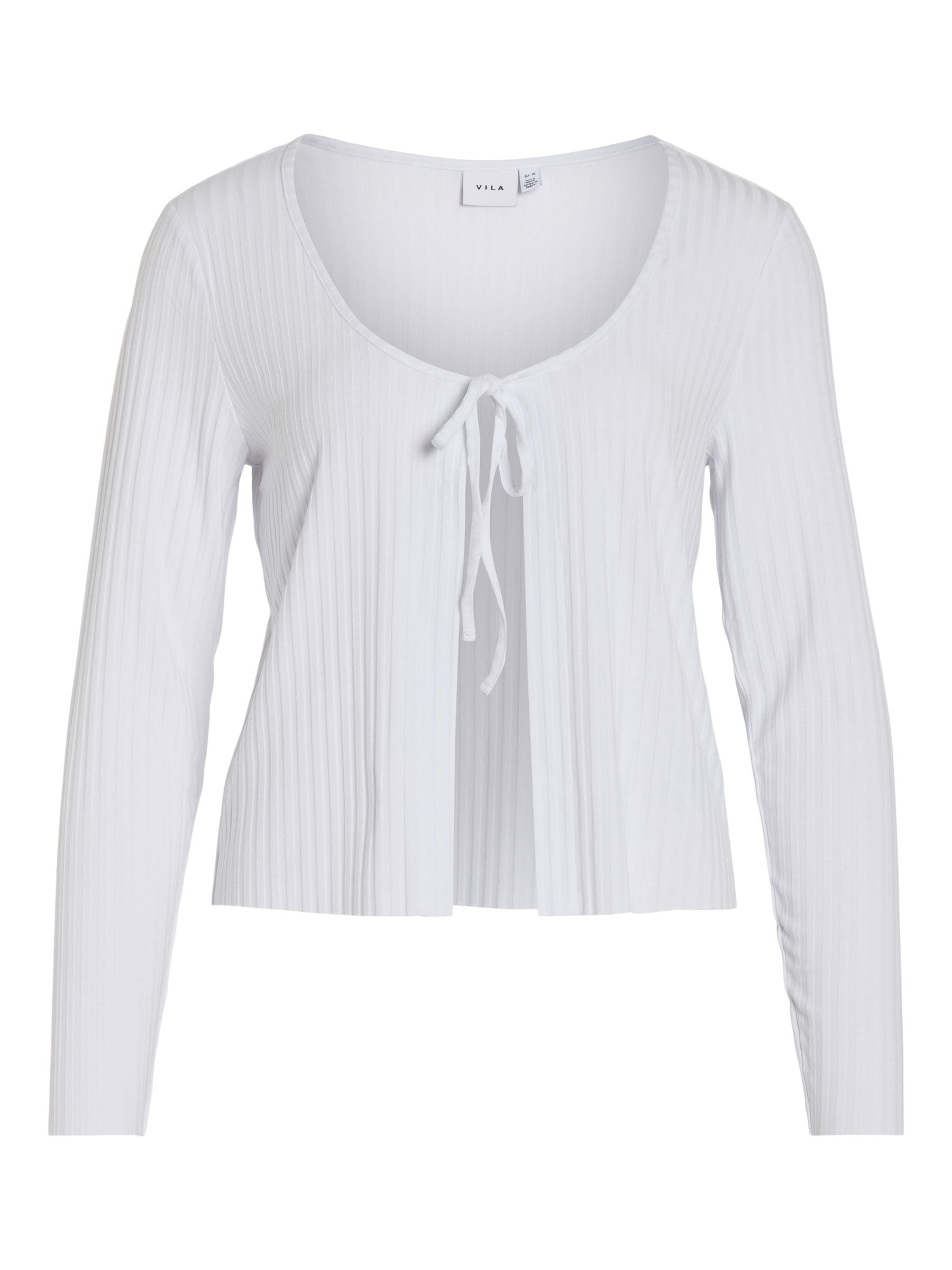 TIE STRING CARDIGAN White VILA