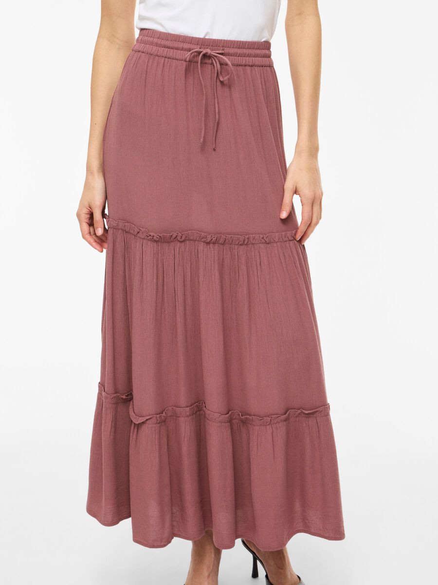 Carousel image - VITA ALTA GONNA LUNGA, Rose Brown | 5