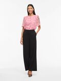 Product image thumbnail - VIEMMA SCOLLO ROTONDO TOP A MANICHE CORTE, Cherry Blossom | 4