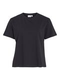 VILA VINORA ROUND NECK T-SHIRT, Black Beauty, highres - 14103448_BlackBeauty_001.jpg