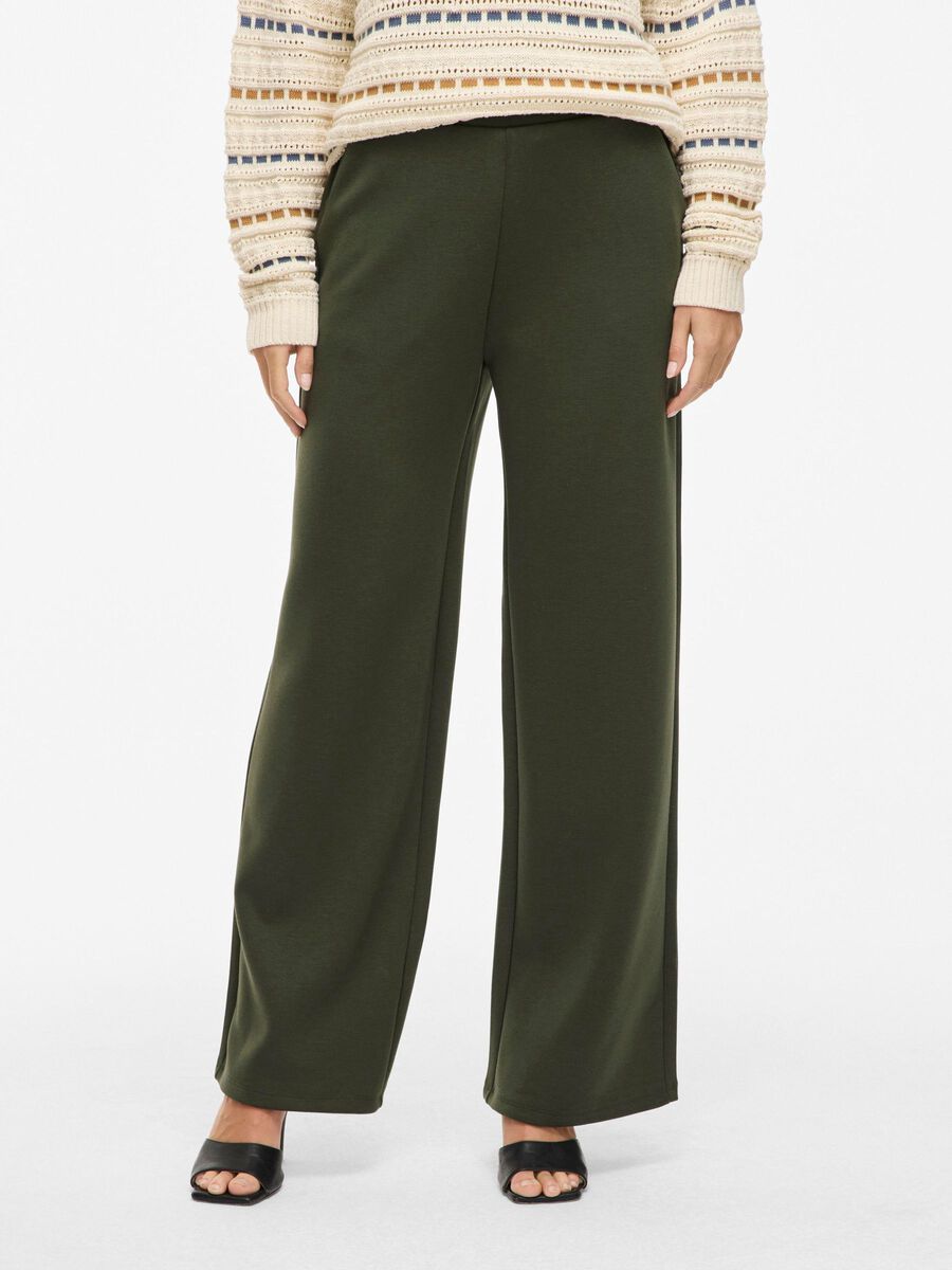 VILA VIREFLECT HIGH WAIST TROUSERS, Deep Depths, highres - 14106694_DeepDepths_003.jpg