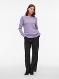 VILA VIRIL - COL ROND PULL EN MAILLE, Violet Tulip, highres - 14054177_VioletTulip_714851_005.jpg