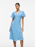 VILA VILOVIE SHORT SLEEVED WRAP DRESS, Blissful Blue, highres - 14059666_BlissfulBlue_1190183_007.jpg
