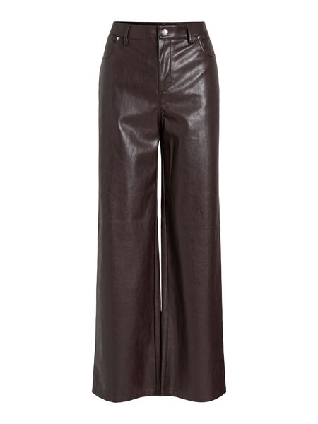 VILA VIELANA - ENDUIT PANTALON, Coffee Bean, highres - 14113147_CoffeeBean_001.jpg