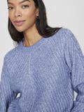 VILA RONDE HALS GEBREIDE TRUI, Bijou Blue, highres - 14100111_BijouBlue_006.jpg