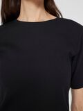 VILA VISOLA ROUND NECK SHORT SLEEVED TOP, Black Beauty, highres - 14101758_BlackBeauty_006.jpg