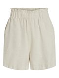 VILA PAPERBAG SHORTS, Super Light Natural Melan, highres - 14096271_SuperLightNaturalMelan_001.jpg