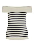 VILA STRIPED OFF-SHOULDER TOP, Cloud Dancer, highres - 14106171_CloudDancer_1178214_001.jpg