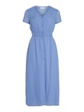 Vila V-NECK SHORT SLEEVED DRESS, Coronet Blue, highres - 14101592_CoronetBlue_001.jpg