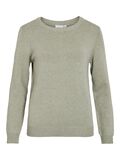 VILA VIRIL - COL ROND PULL EN MAILLE, Oil Green, highres - 14054177_OilGreen_714851_001.jpg