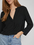 Vila PETITE - 3/4 SLEEVED BLOUSE, Black, highres - 14090582_Black_007.jpg