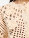Product image thumbnail - VIENNY - BOUTONN&Eacute; CARDIGAN EN MAILLE, Birch | 5