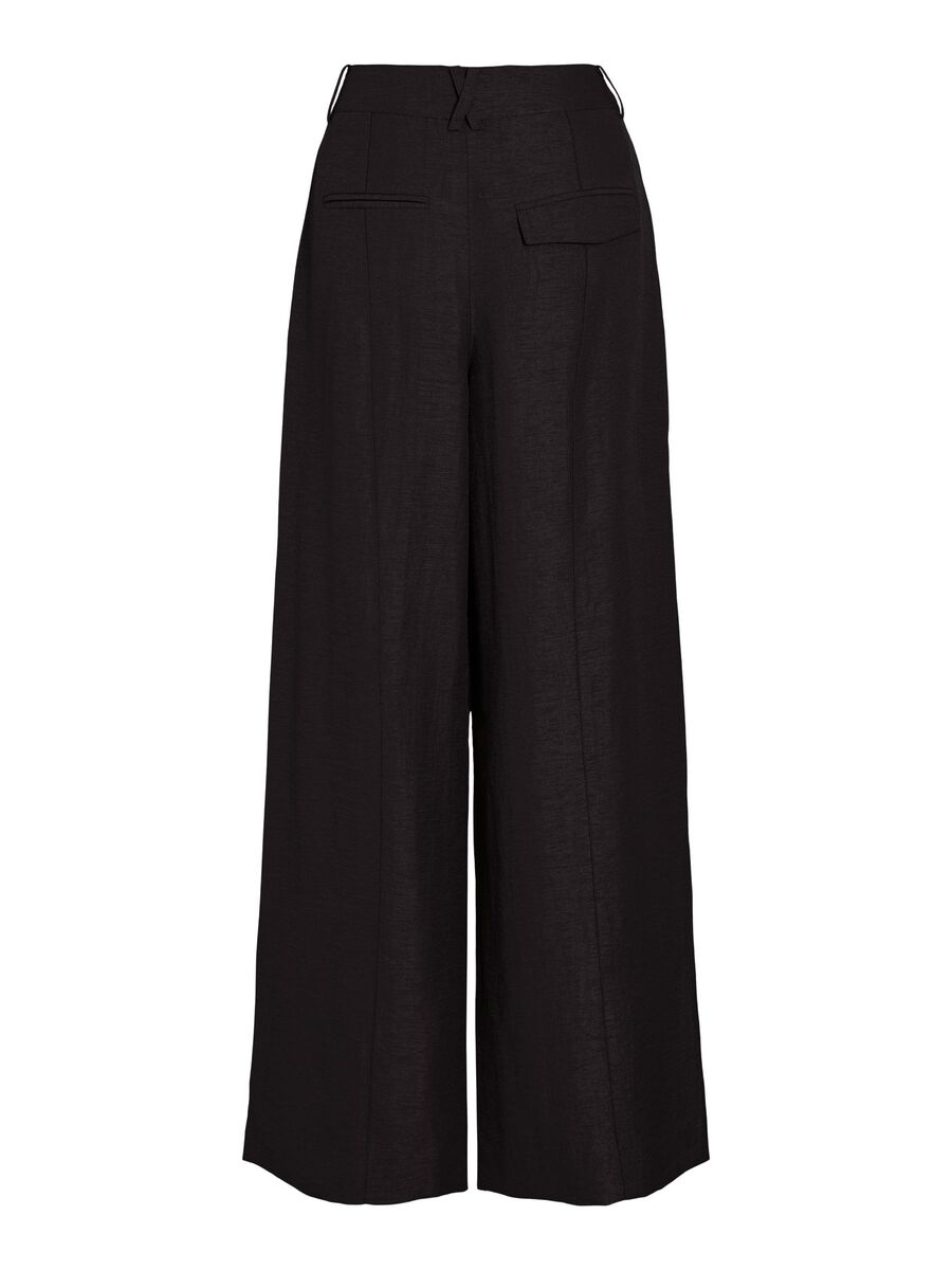 Carousel image - HIGH WAIST WIDE-LEG TROUSERS, Meteorite | 7