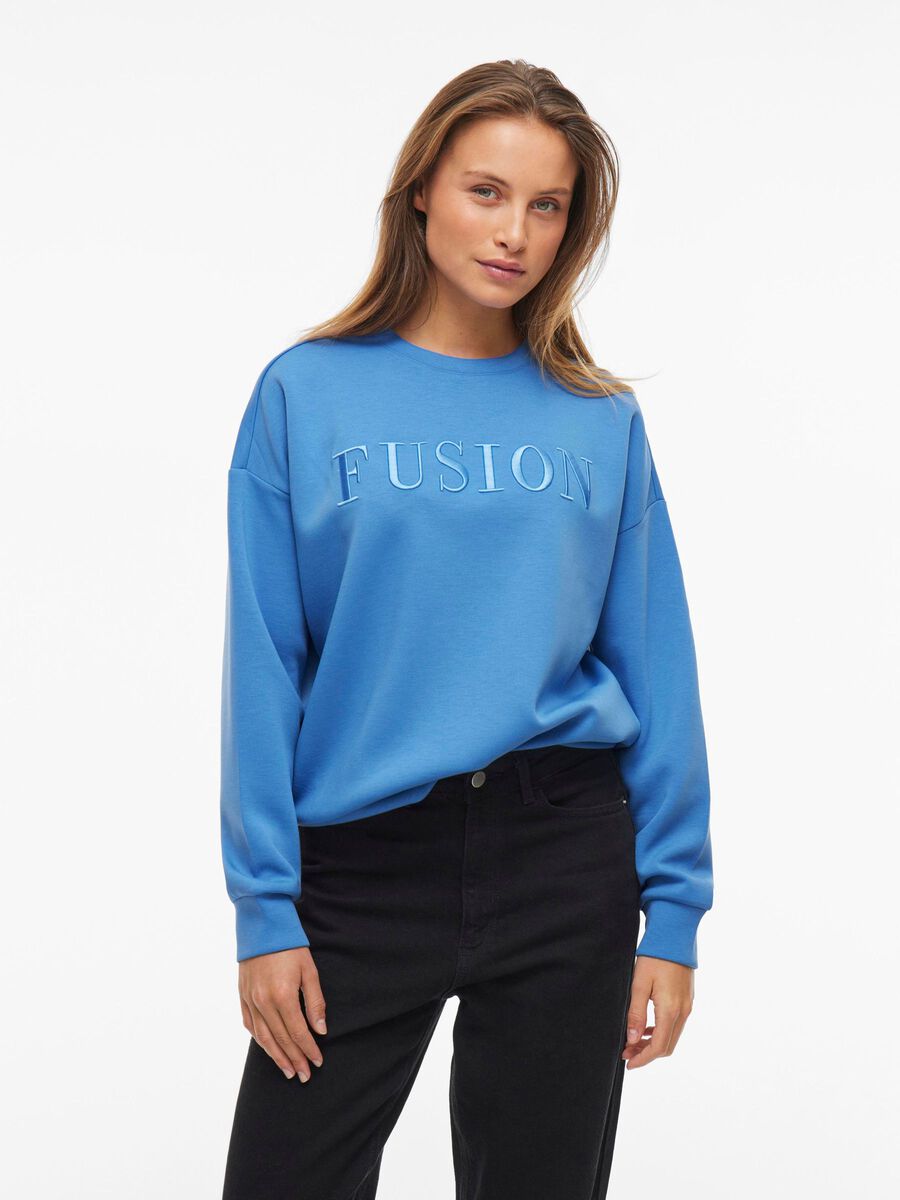 VILA RUNDRINGAD SWEATSHIRT, Regatta, highres - 14105234_Regatta_1182206_003.jpg