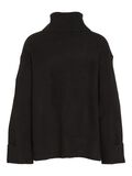 Vila ROLLKRAGEN STRICKPULLOVER, Black, highres - 14091522_Black_002.jpg