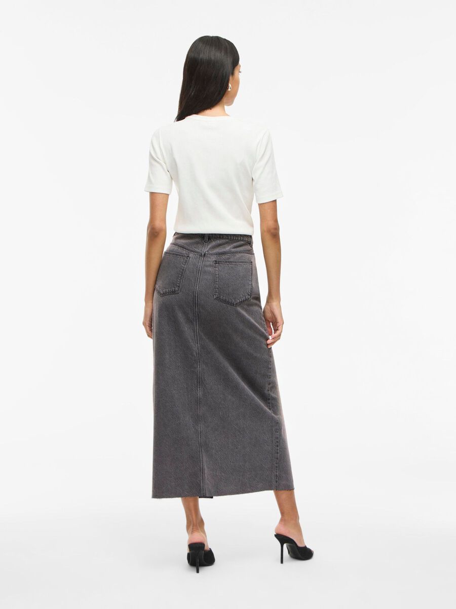 VILA MAXI DENIM SKIRT, Medium Grey Denim, highres - 14104371_MediumGreyDenim_004.jpg