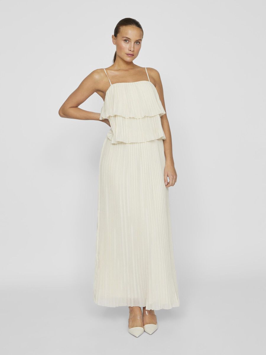 VILA VICHIFFAN STRAP MAXI DRESS, Birch, highres - 14104100_Birch_003.jpg