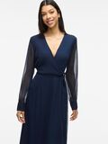VILA VIFALIA LONG SLEEVED MIDI DRESS, Navy Blazer, highres - 14095704_NavyBlazer_007.jpg