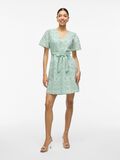 VILA SHORT SLEEVED SHORT DRESS, Silt Green, highres - 14106560_SiltGreen_005.jpg