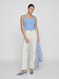 VILA VIKELLY HIGH-WAIST STRAIGHT FIT JEANS, Cloud Dancer, highres - 14084730_CloudDancer_005.jpg