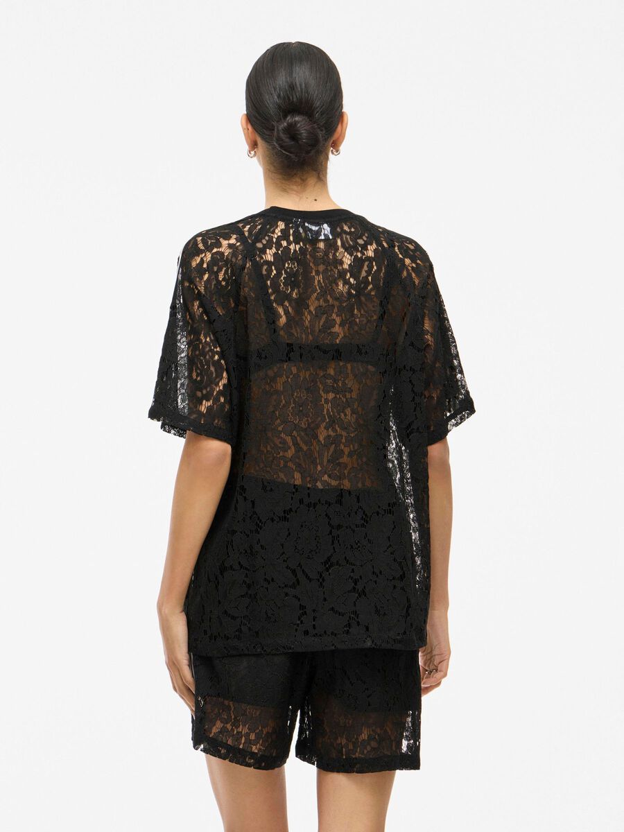 VILA VIOLINE SPITZEN T-SHIRT, Black, highres - 14114791_Black_004.jpg