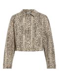 VILA SNAKE PRINT DENIM JACKET, Birch, highres - 14110974_Birch_1226170_001.jpg