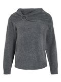 VILA À ÉPAULES DÉNUDÉES PULL EN MAILLE, Dark Grey Melange, highres - 14105978_DarkGreyMelange_001.jpg