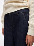 VILA MID-WAIST STRAIGHT FIT JEANS, Dark Medium Blue Denim, highres - 14107756_DarkMediumBlueDenim_006.jpg