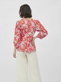 Vila PATTERNED 3/4 SLEEVED TOP, Valiant Poppy, highres - 14079606_ValiantPoppy_976116_004.jpg