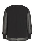Vila CURVE - LONG SLEEVED BLOUSE, Black, highres - 14088480_Black_002.jpg