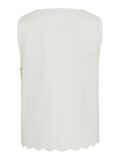 VILA VILISE V-NECK SLEEVELESS TOP, Snow White, highres - 14109402_SnowWhite_002.jpg