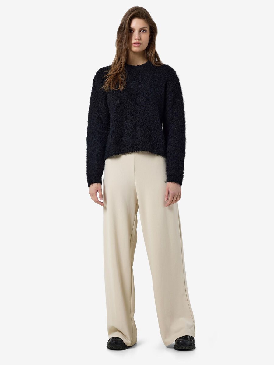 Noisy May FLUFFY KNITTED PULLOVER, Black, highres - 27029424_Black_004.jpg