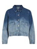 Product image thumbnail - VICREEK BUTTONED DENIM JACKET, Medium Blue Denim | 6