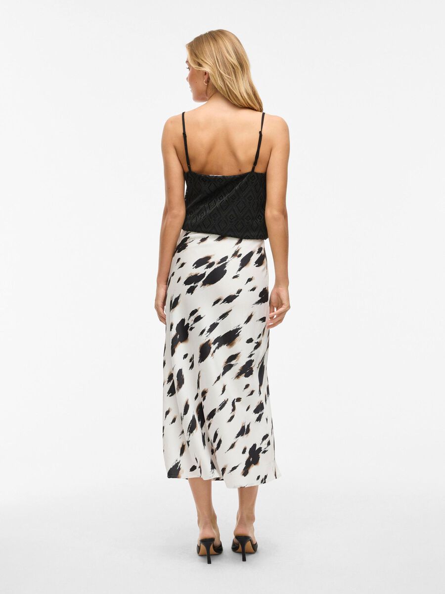 VILA VIELLETTE HIGH WAIST MIDIROCK, Birch, highres - 14084182_Birch_1227173_004.jpg